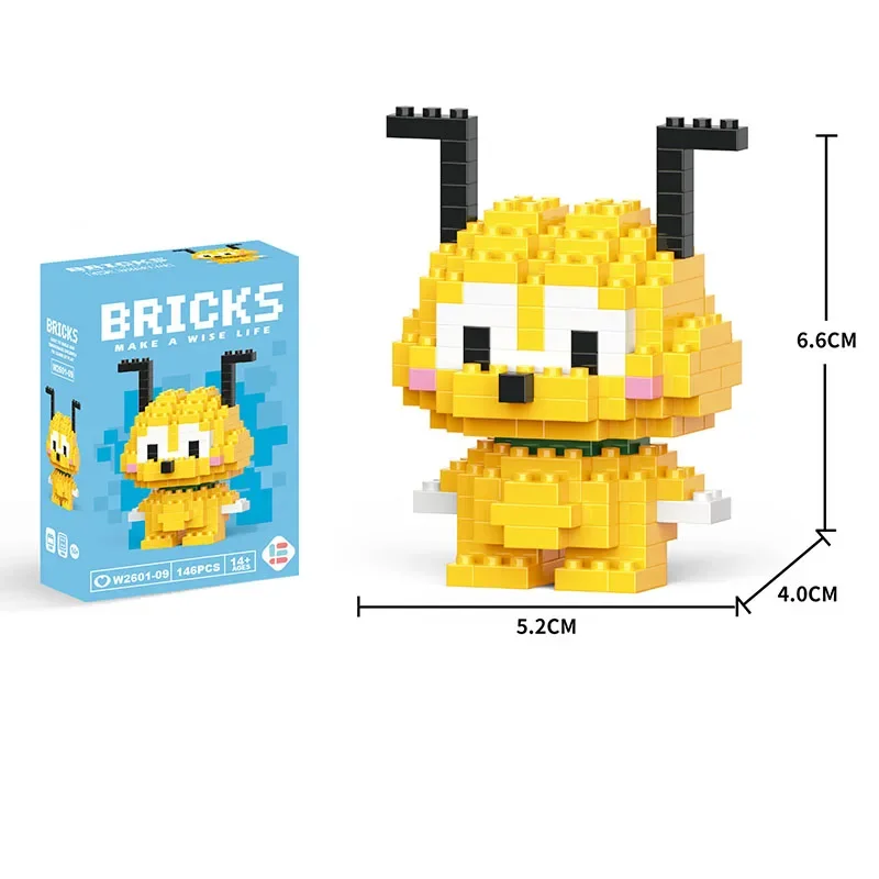 thumbnail image 1 of Bloques de construcción de Mickey Mouse Stitch Hello Kitty Personaje de dibujos animados Modelo ensamblado Bloques de construcción Muñecas Juguetes Regalos para niños, 1 of 5