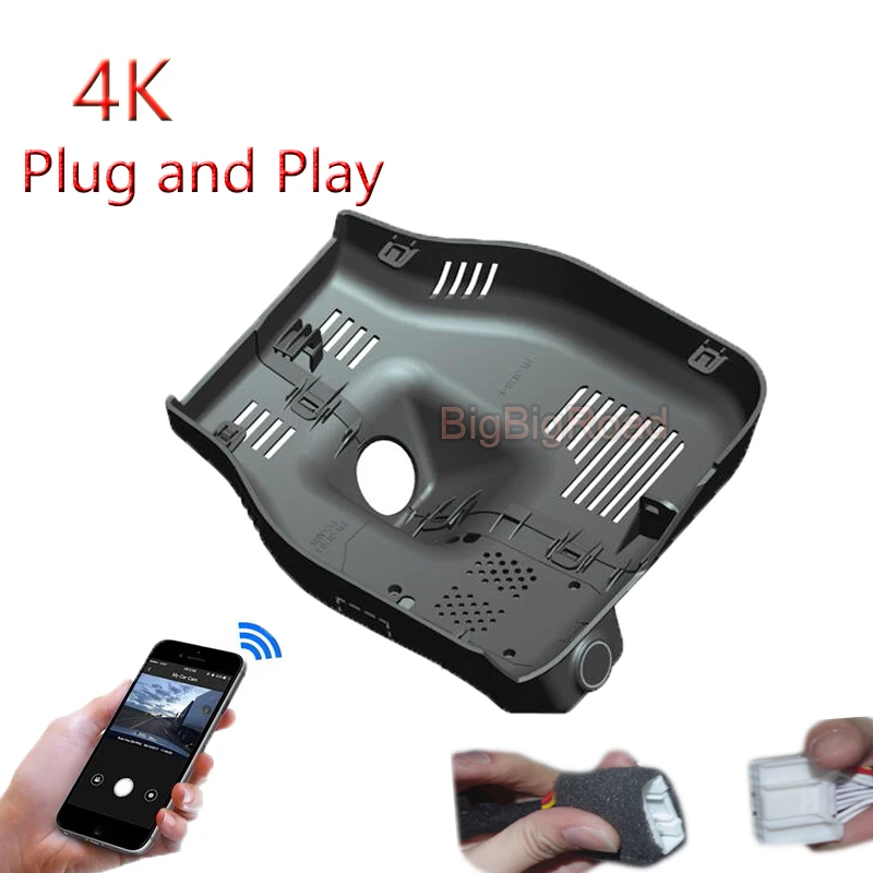 

4K Plug And Play For Geely Chery Emgrand Hi·X 2021 Car Wifi DVR Video Recorder Dash Camera FHD 2160P Night Vision Dashing Cam