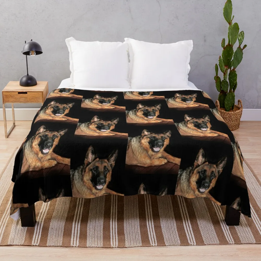 

Shepherd Lovers Throw Blanket Flannel Fabric Thin Blankets Sofa Blankets