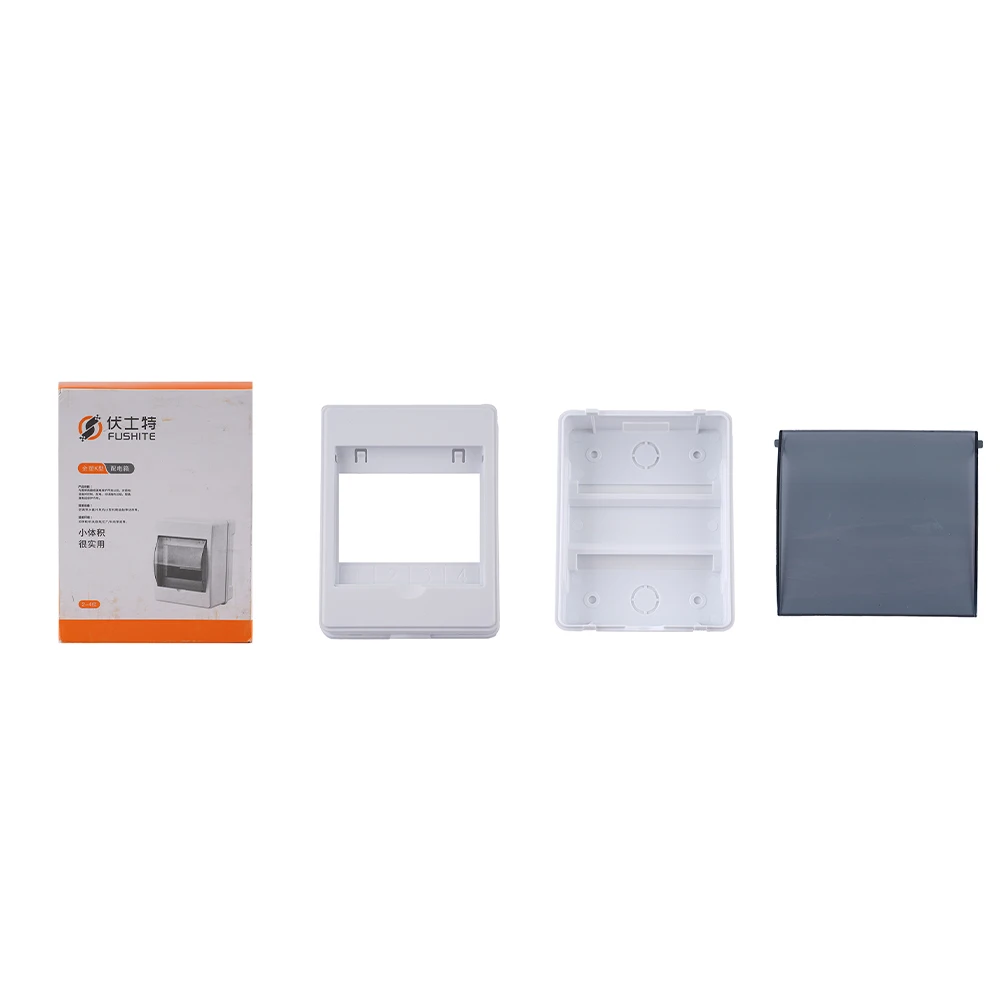 

2-4 Ways Outdoor Waterproof Electrical Distribution Box Circuit Breaker MCB Power ABS Plastic Junction Wire Box Home Electrical