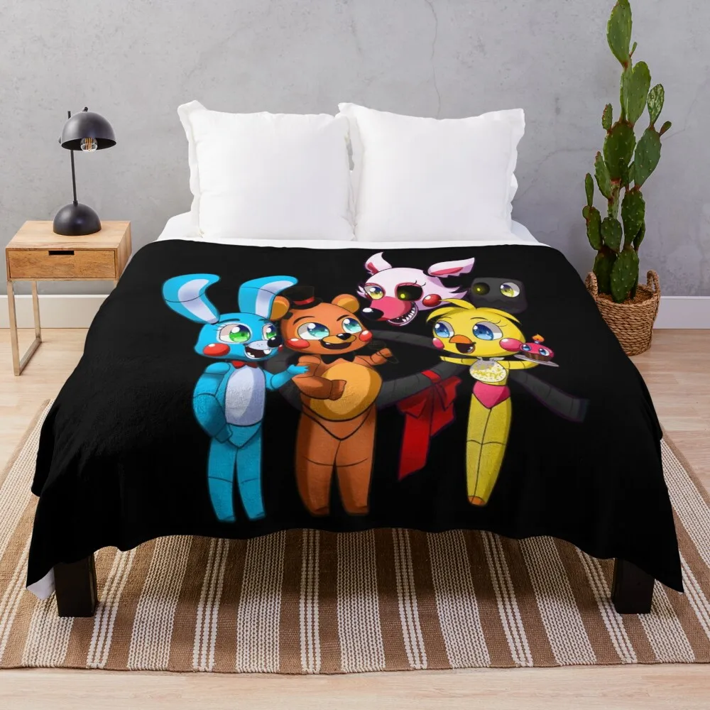 

Chibi Five Night's at Freddy's Throw Blanket Baby Blankets For Baby Comforter Decorative Beds Blankets