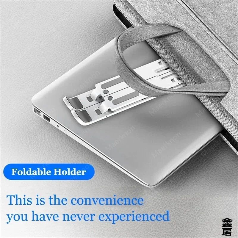 휴대용 접이식 컴퓨터 모니터 스탠드, 조절 가능한 노트북 스탠드, 소형 태블릿 도크 액세서리에 적합