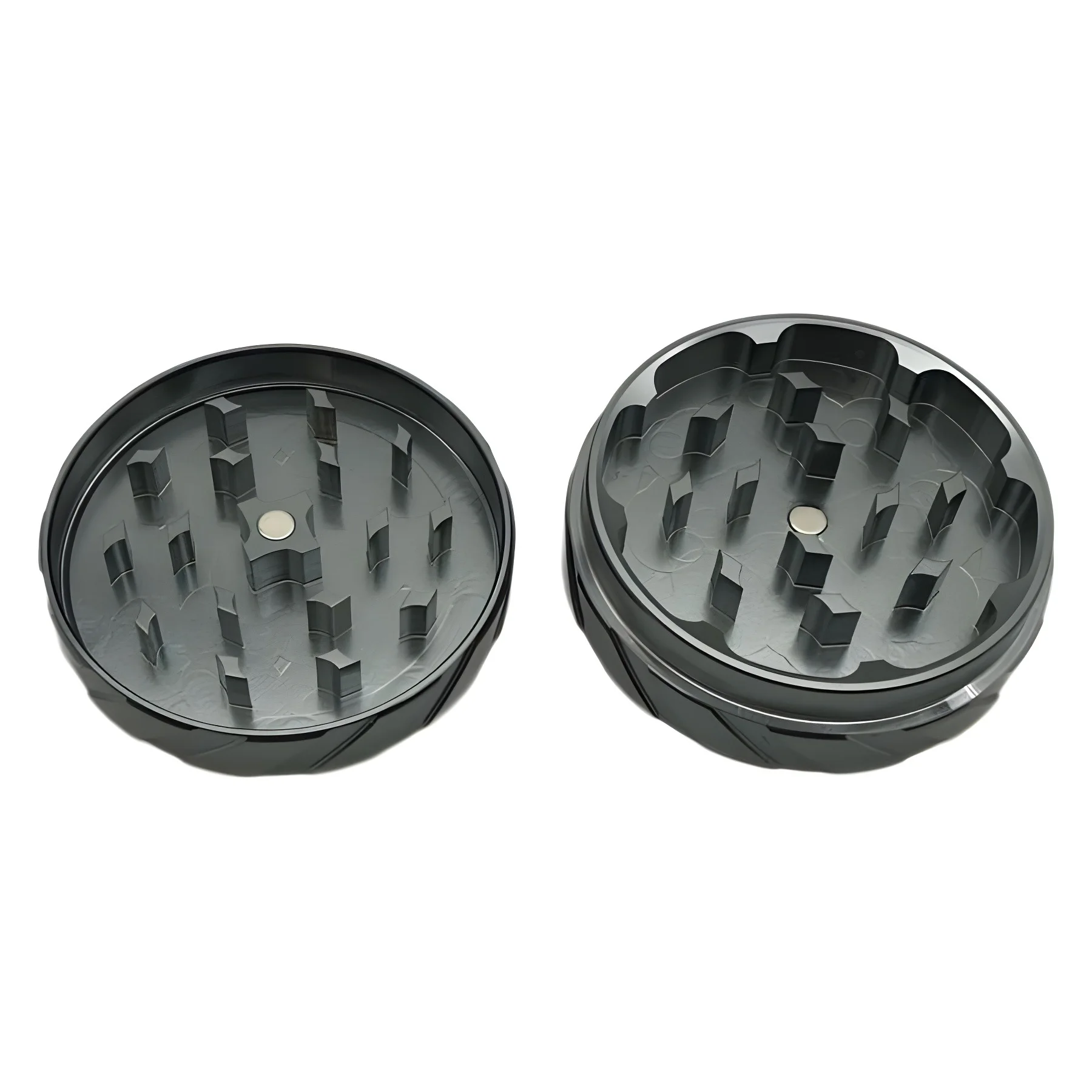 Aluminum CNC Diameter 63MM 2 Layer Tire Seal Shape Roller Smoke Mill Herb Grinder Cartoon Tobacco Grinder Smoking Accessories 6