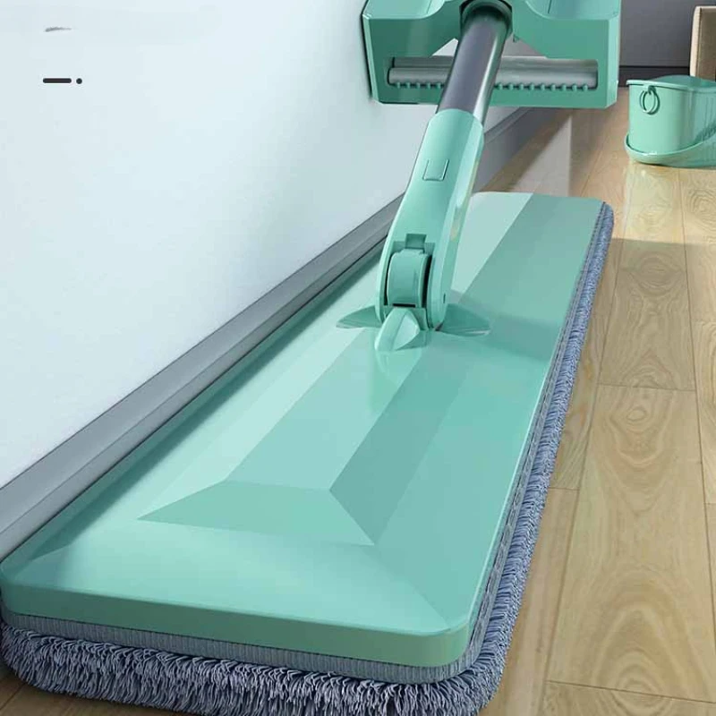 Large size no wash mop for household use, floor wiping tool, lazy person, dry and wet dual-purpose, no hand wash