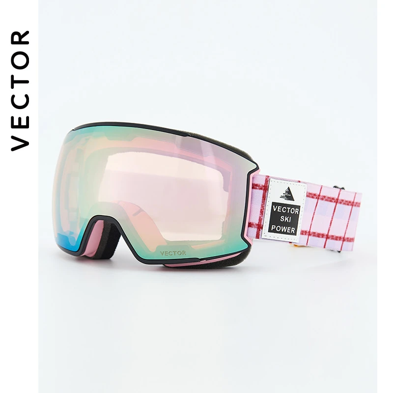 Vector Small Ski Goggles Frame Print Strap For Men Women
