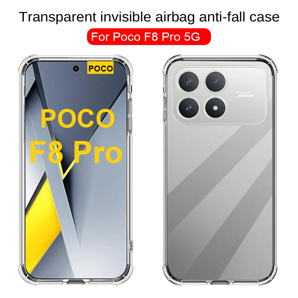 Clear Airbags Soft Cover with Camera Lens Protection