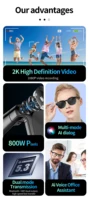 2 in1 4K Smart AI Glasses 800W pixel AI Shooting Camera HD Photo Video Voice Call Translation Waterproof Bluetooth AI Glasses - Image 3