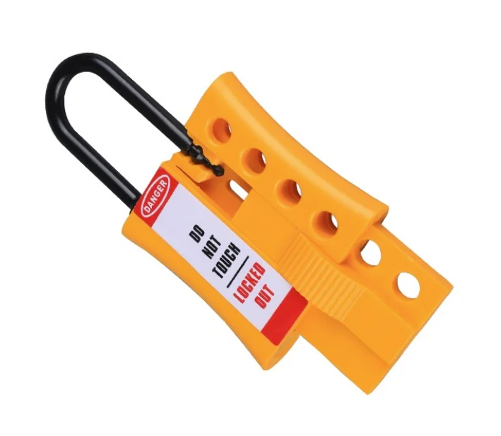 Premier nicht leitende Sicherungsraste – 4 Löcher De-Electric Slider Hasp 4 Vorhängeschlosslöcher 3 mm 6 mm Bügel – Detail 2