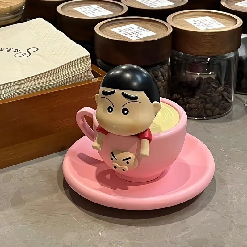 

Чайная карандаш Shin-chan, ручная Милая настольная декорация, ПВХ модель куклы, волчок, игра, анимация, ручная работа, подарок на день рождения, игрушки для девочек