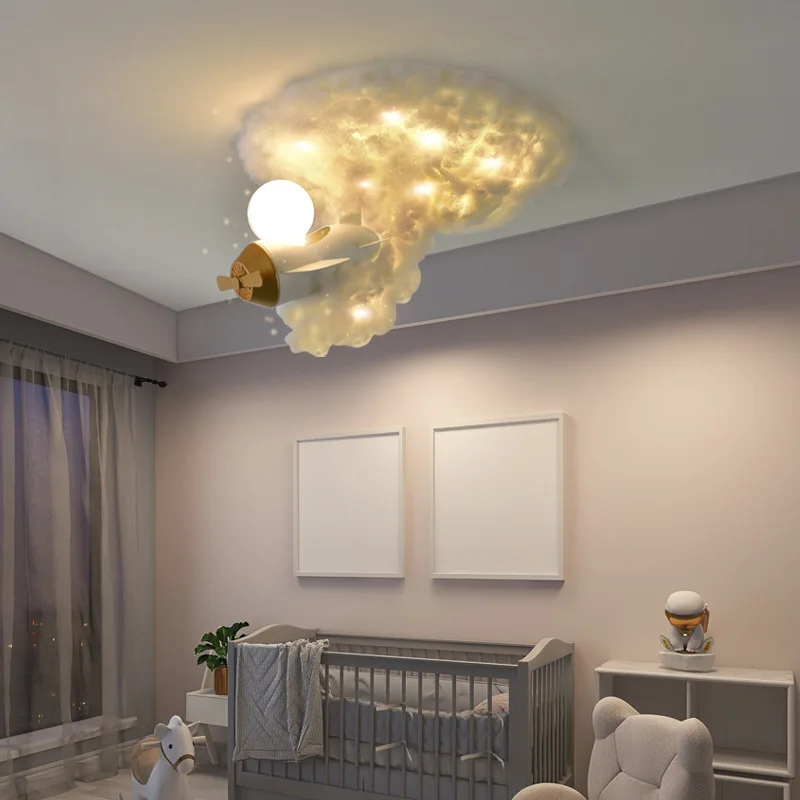 

Led Rocket Ceiling Chandelier for Children's Room Bedroom Kids Nursery Modern Creative Indoor Decor Lamp Child Lighting Fixture