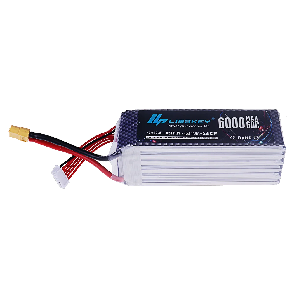 Batterie Drone LiPo 7200mAh XT60/XT90 - Haute Capacité