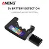 ANENG LCD Display C  AA AAA D N 9V 1.55V Universal Button Cell Battery Tester Volt Capacity Check Detector Capacitance Tool 4
