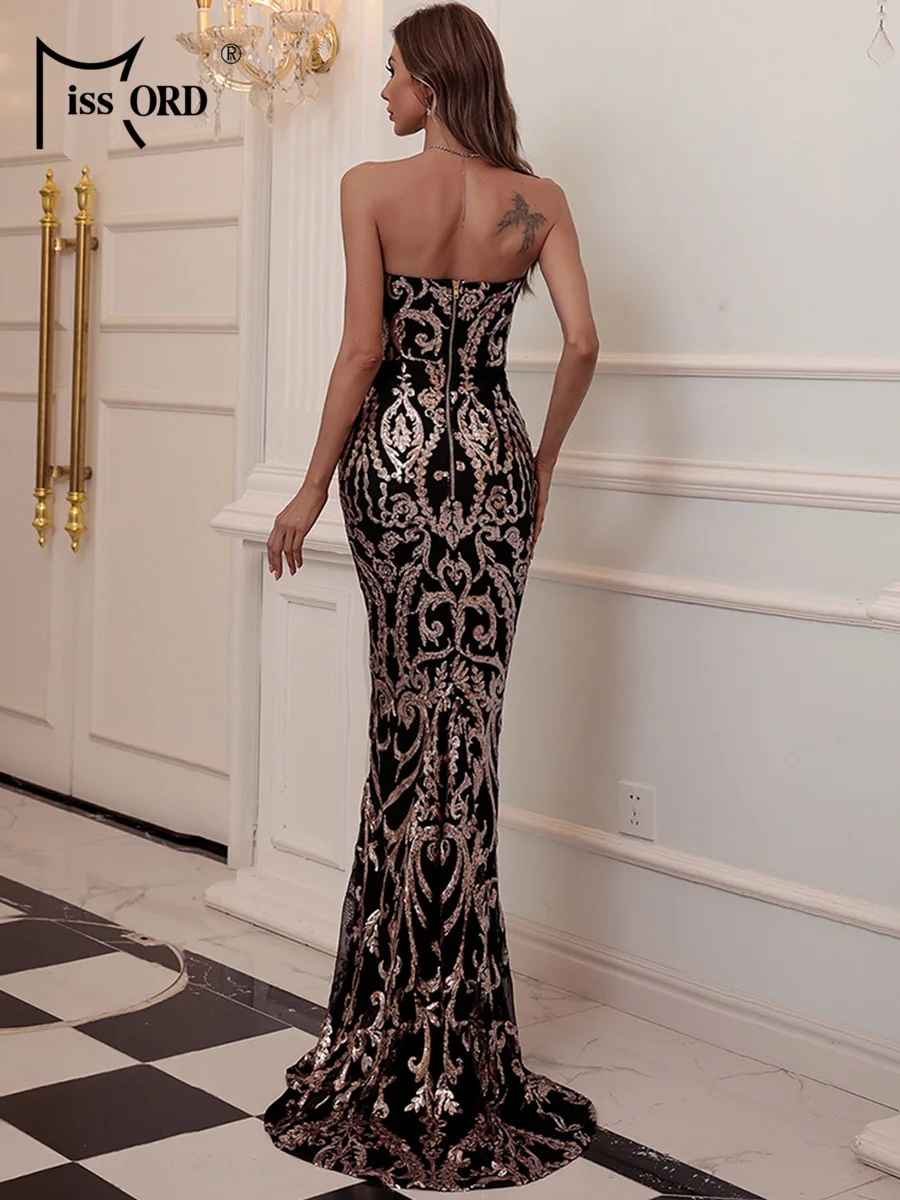 Missord Backless Sequin Dress | Elegant Long Dress Missord