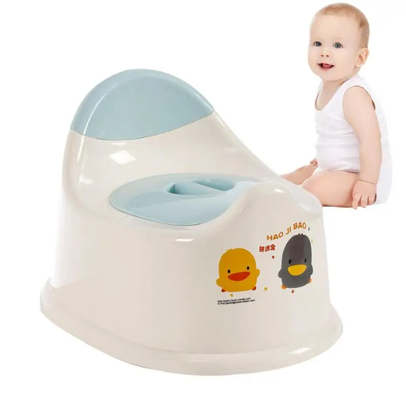 Baby Potty Training Seat Kids Toilet Training Spill Proof Easy Cleaning Potty Toilet Travel Toilet Outdoor Portable Potty 5