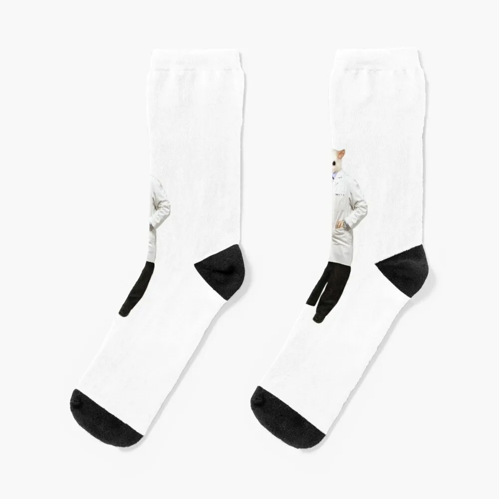 

Scientist Mouse Socks Warm Socks Winter Woman