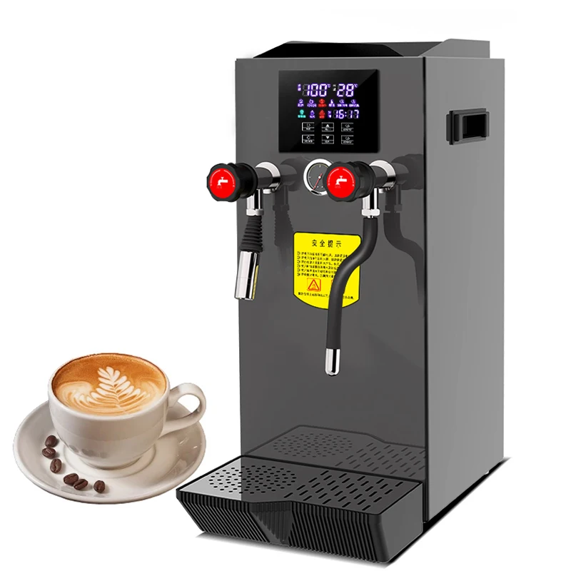 Coffee Machine Milk Frother Steam Milk Foaming Machine 220v WPM Commercial  Coffee Shop Professional Electric Milk Steamer (Color : A, Size : UK)