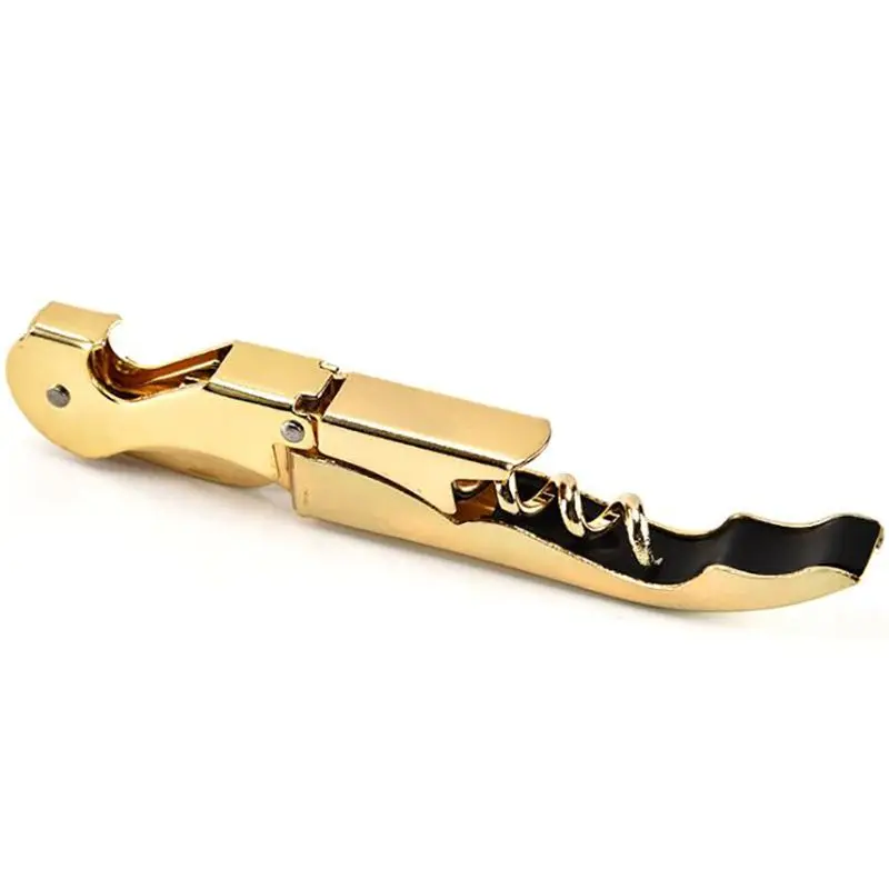 Waiters Corkscrew with Foil Cutter Professional Folding Wine Bottle Opener Stainless Steel Wine Opener Key for Bartenders штопор bottle opener wine opener wine corkscrew