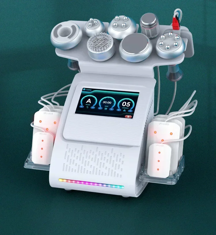 

9 In 1 80k Ultrasonic Cavitation Vacuum RF Laser Weight Loss Machine Suitable Body Sculpting Machine