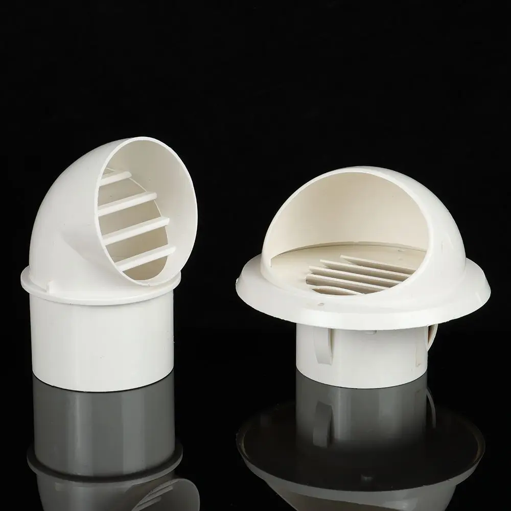 PVC Wall Ceiling Air Vent Ducting Ventilation Exhaust Grille Cover Home Tube Outlet Vent Cap air vent grille cover