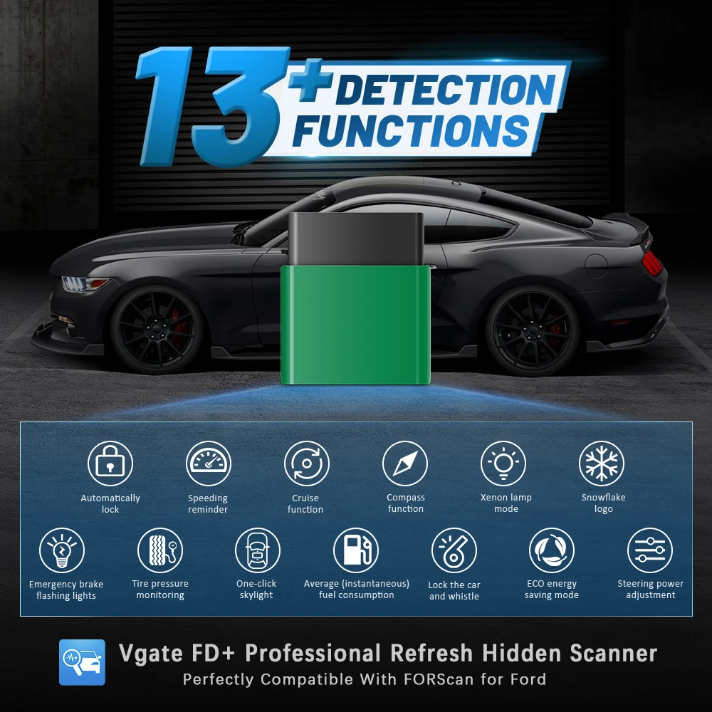 auto battery charger Vgate vLinker FD+ ELM327 BT4.0-Wireless FORScan For Ford wifi OBD2 Car Diagnostic OBD 2 Scanner J2534 Auto Tool ELM 327 V1.5 Cylinder Stethoscope