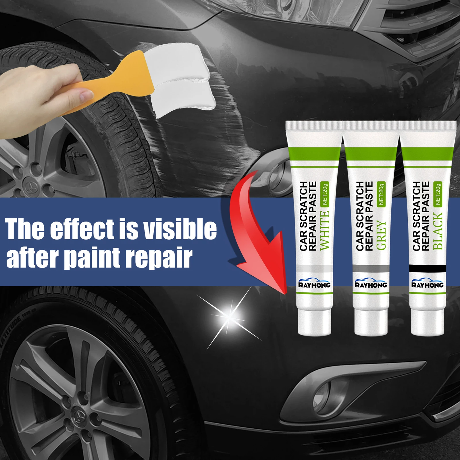 20g Car Body Putty Easy To Use Universal Maintenance Auto Care