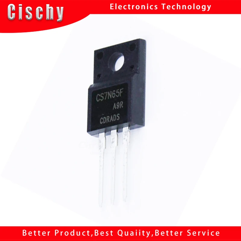 5 개/몫 CS7N65F CS7N65 7N65 TO 220F 재고|릴레이| - AliExpress