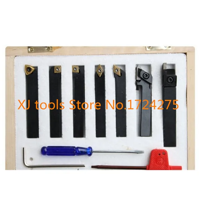 Set Portautensili Tornio Maizoon CNC - 5 Barre CLCR 6-12mm + 10 Inserti Carburo CCMT0602 + 5 Chiavi | Per Lavorazioni Precisione - Foto 5