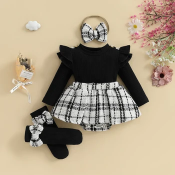 Baby Plaid Fall Outfit 1