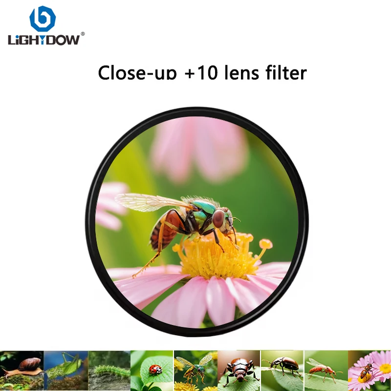 Macro Close Up +10 Lens Filter 49MM 52MM 55MM 58MM 62MM 67MM 72MM 77MM 82MM for