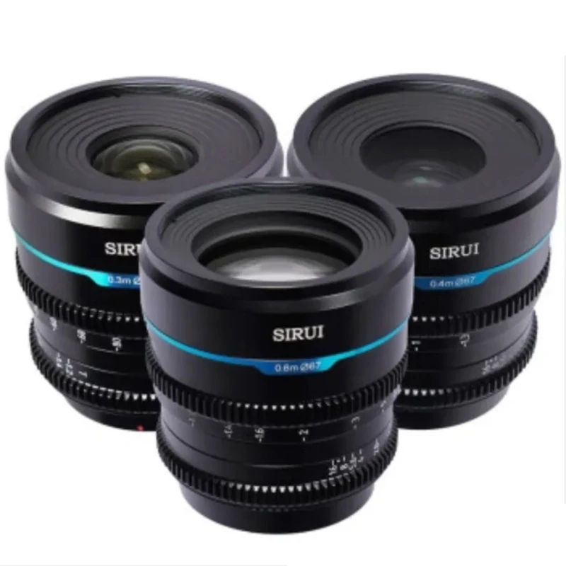 Sirui Night Walker 24mm / 35mm / 55mm T1.2 S35 Cine Lens