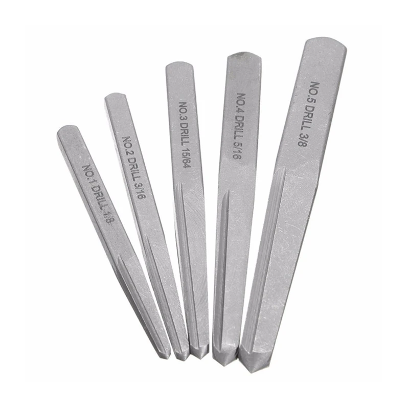 Straight Fluted Screw Extractor Set For Household Use Professional