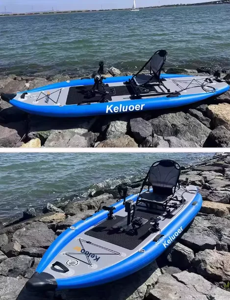 1-Person Inflatable Pedal Fishing Kayak 3