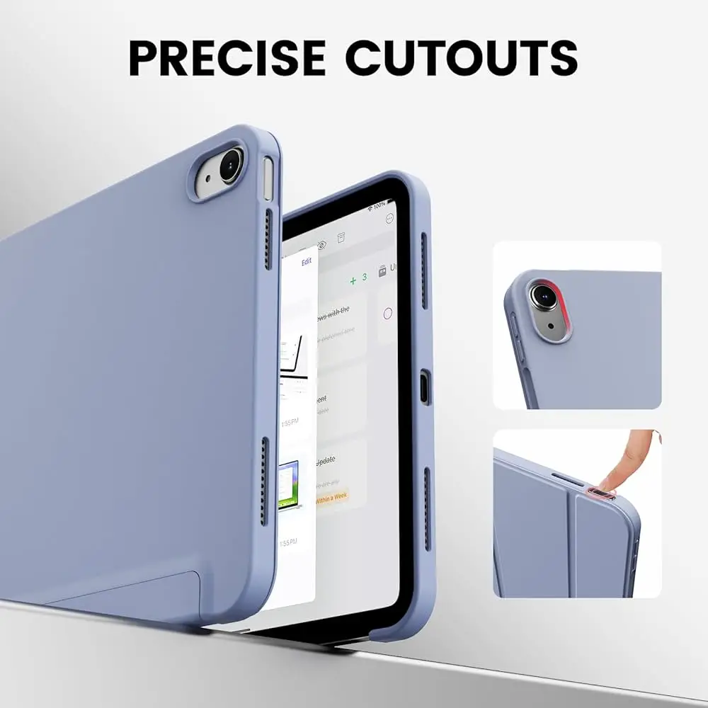 Versatile Trifold Stand Smart Cover with Soft TPU Back