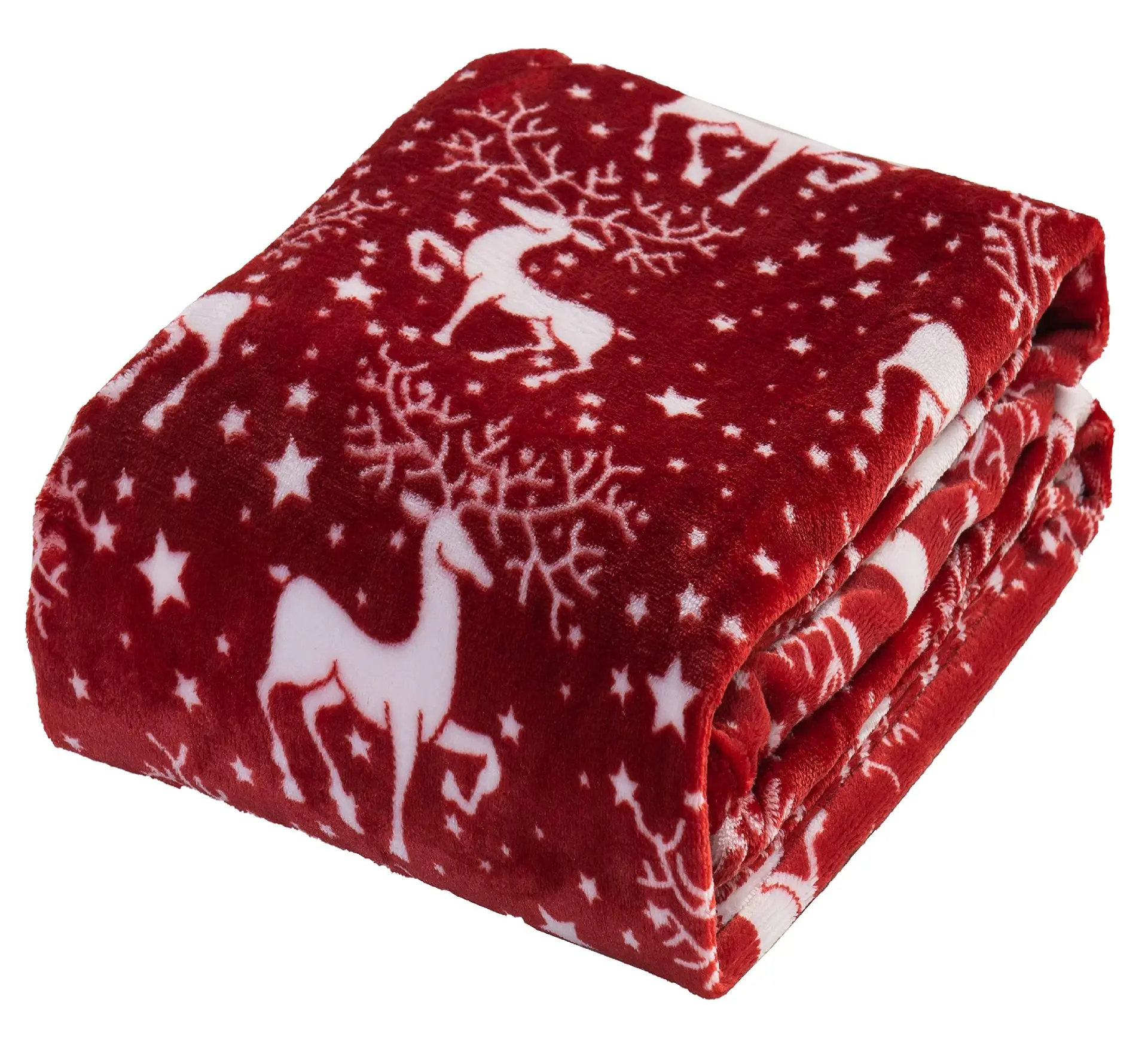Christmas Flannel Single Layer Cover Blanket, Outdoor Camping, Autumn280G