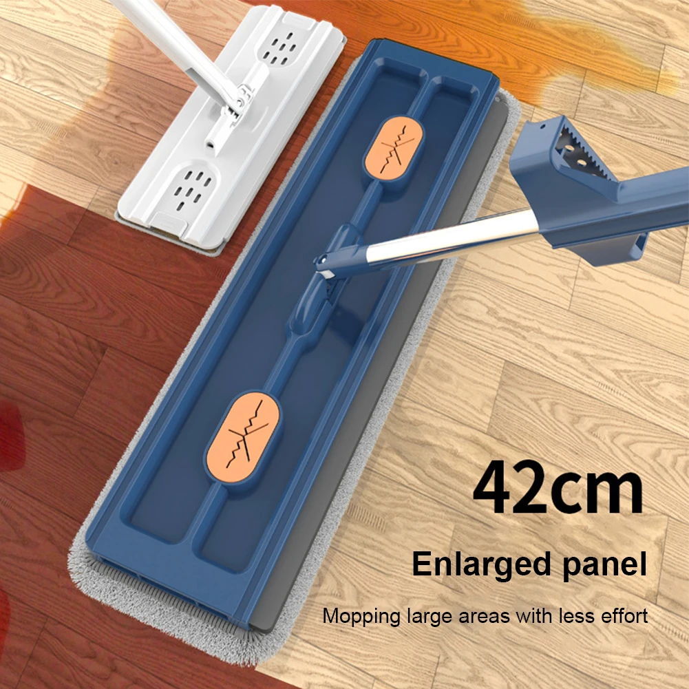 Microfibre Flat Mop for Floor Cleaning with Long Handle
