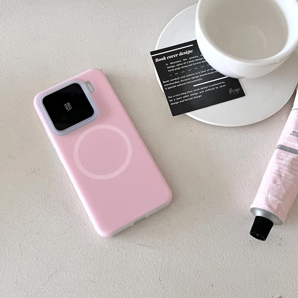Luxury Jelly Liquid Silicone Magnetic Phone Case - Frosted Non-Slip Shockproof Cover