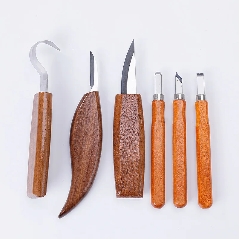 

9pcs Chisel Woodworking Cutter Hand Tool Set Wood Carving Knife DIY Peeling Woodcarving Spoon Carving Cutter