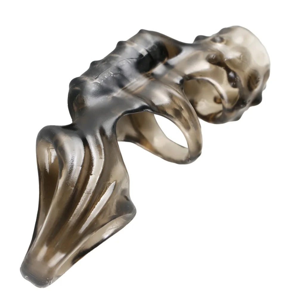 Delay Male Ejaculation Sleeve Vibrating Ring G-spot Stimulator_voghion.com
