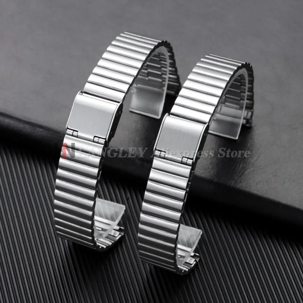 Sleek Multi-Size Metal Watch Band - Ultra-Thin Design