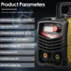 ARC Welding Machine 120A AC/DC Intelligent IGBT Inverter Welder Digital Control Welding Alloy Metal 2.5-3.2mm Covered Electrode 4