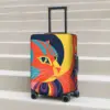Cat Suitcase Cover Neo Fauvism Travel Vacation Elastic Luggage Supplies Protector 1