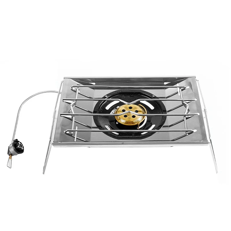 Outdoor barbecue grill stainless steel IGT stove gas grill folding