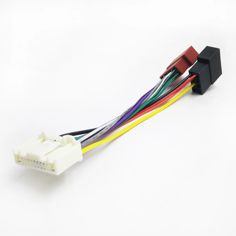 Biurlink 2025 자동차 라디오 ISO 커넥터 플러그 어댑터 닛산 무라노 Pulsar Micra Tiida CII Juke F15 Navara D40 용 배선 케이블