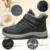 Women's New Winter Walking Work Cotton Bootsthickened and Plush Sports Cotton Boots Hiking and Mountaineering Snow Boots 4