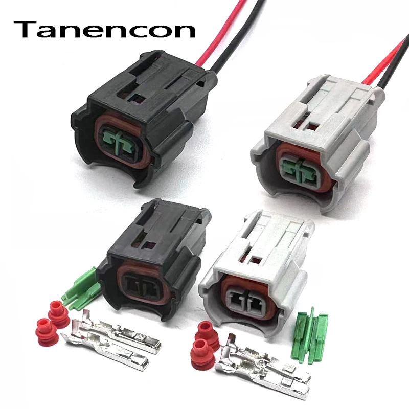 

2 Pin Automotive Horn Turn Signal Plug Car Injector Connector PU465-02127 PU465-02627 for Kia Hyundai