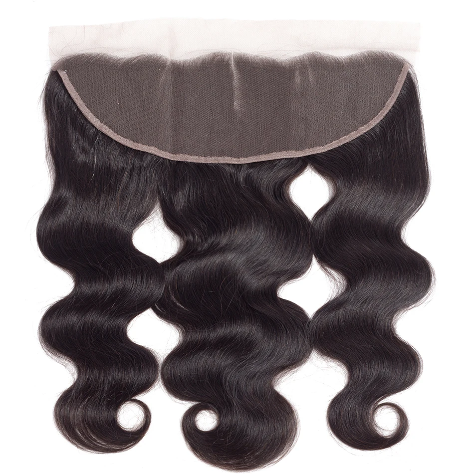 13x4 Body Wave Lace Frontal Invisible Transparent Lace Melt Skins Only Human Hair Remy Pre Plucked human hair lace product human hair frontal