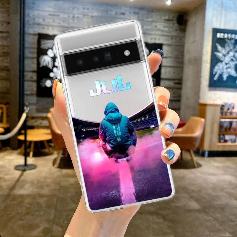 JuL Rapper Shockproof Silicone Phone Case - Soft Clear Protective Cover