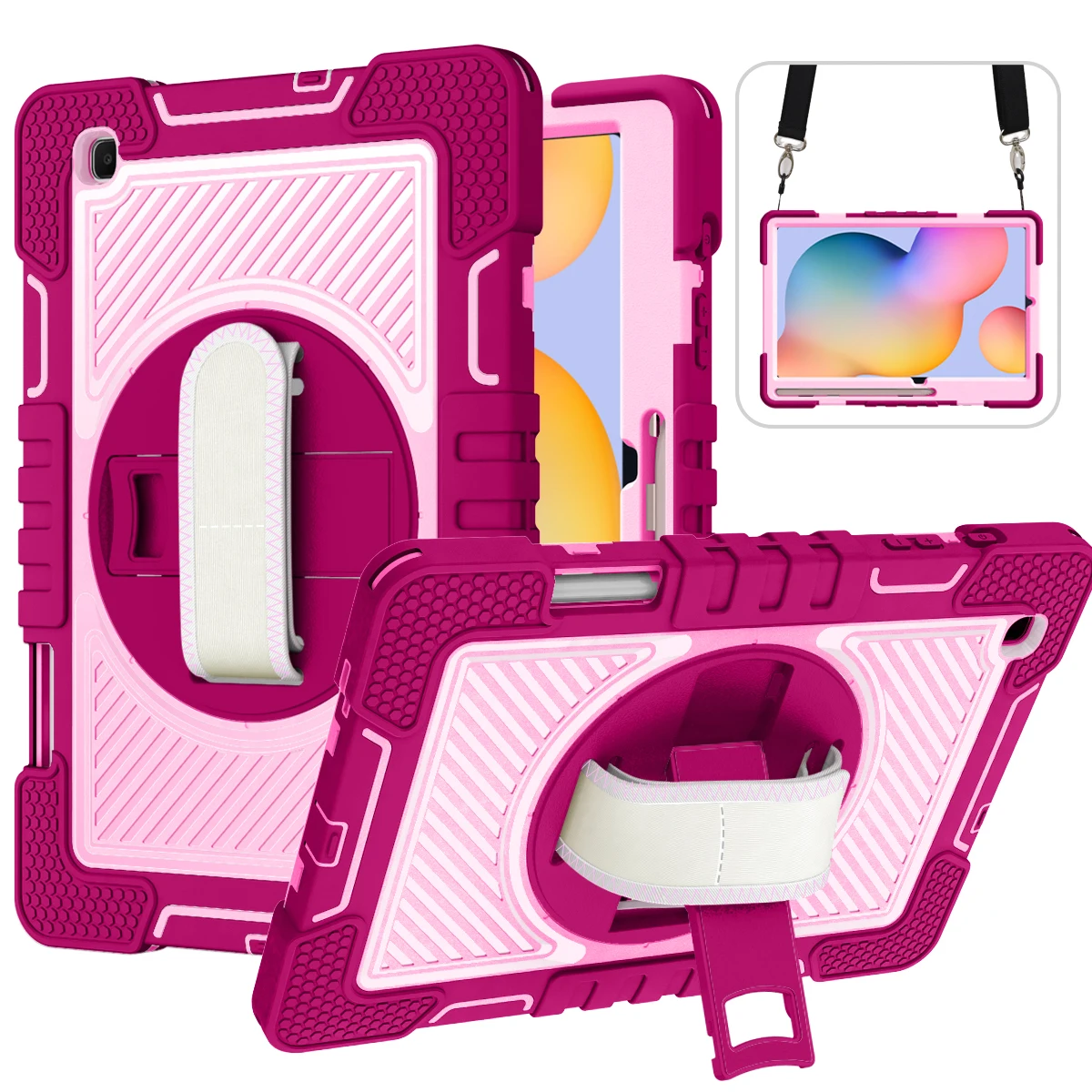 360° Rotating Kickstand Shockproof Cover for Samsung Galaxy Tab A 8.0/10.1 2019