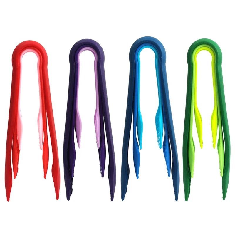 

Colorful Food Tongs 3pcs/set Vegetables Frying Bread Gadget