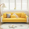 Solid Color Black Universal Non-slip Sectional Sofa Cover Super Soft Corduroy Plush Quilted Sofa Towel L Shape Corner Cover 4